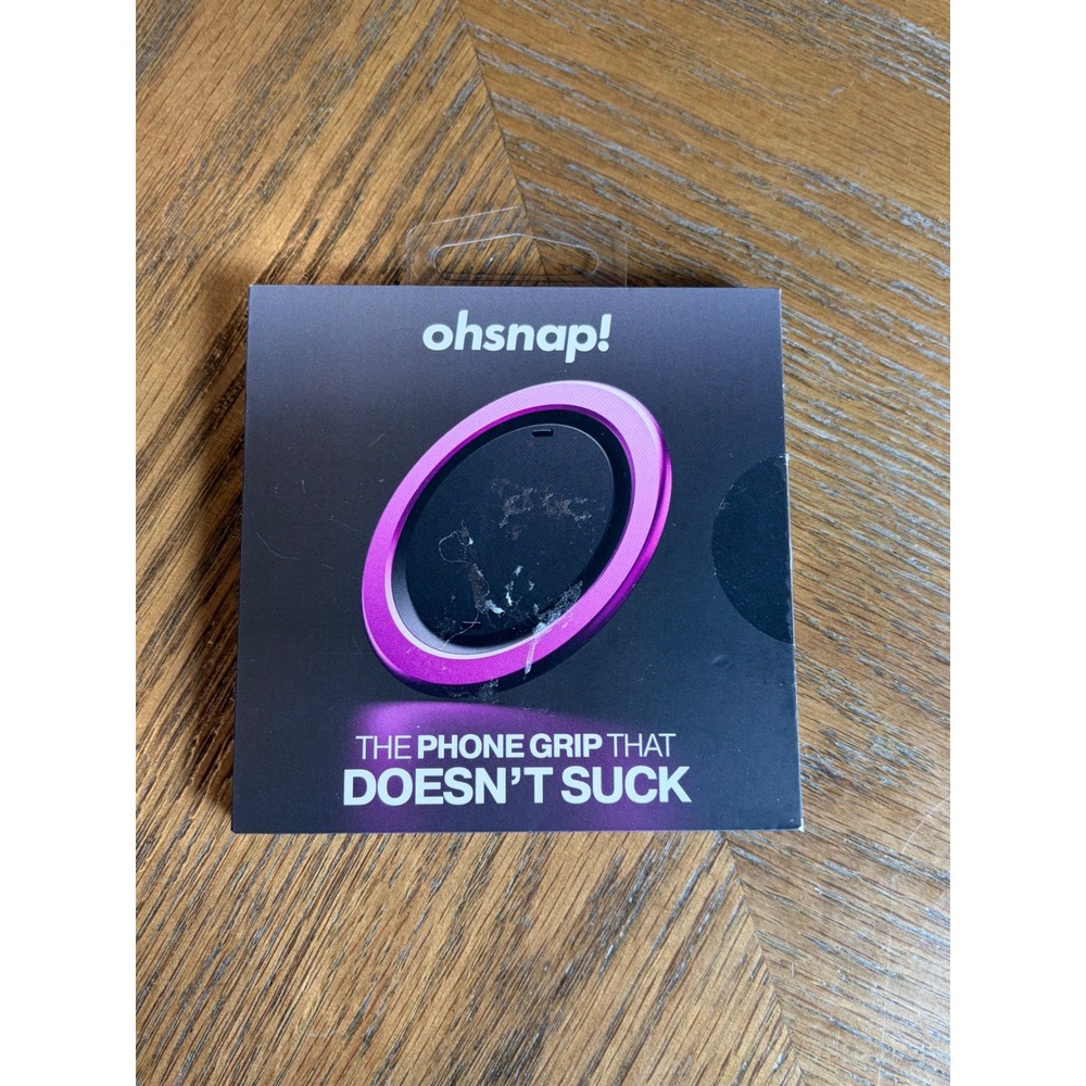 Ohsnap Snap Grip Purple Magnetic Phone Grip Stand MagSafe PH-S4L-RTW-001 NIB